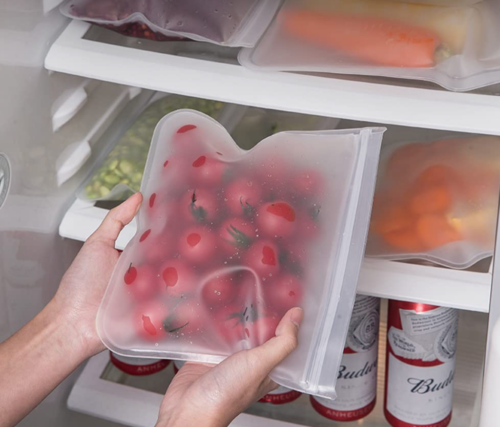 Reusable Silicone Food Storage Bags – Eco-Friendly, Leak-Proof & Freezer Safe